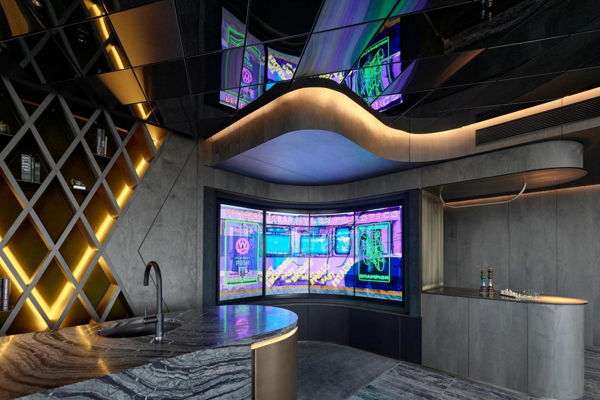 W Melbourne Hotel Екстериор снимка The interior of the new station